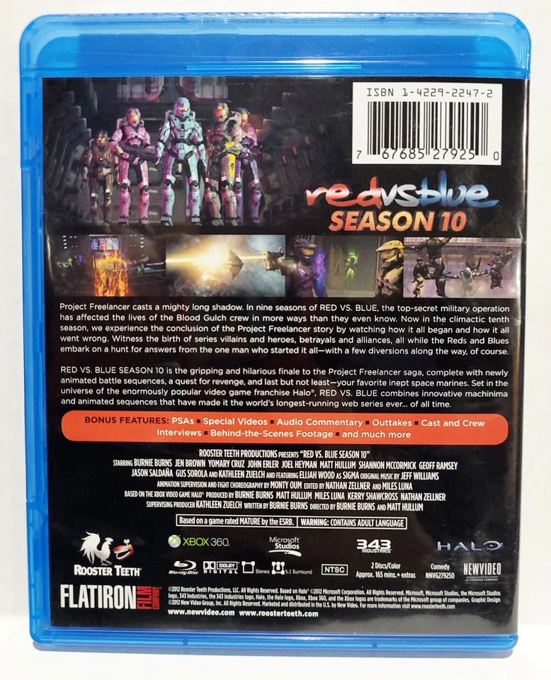 Red Vs Blue: Season 10 (2-Disc, Blu-ray + DVD, 2012) - Image 2 of 4