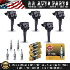 5 Ignition Coil & 5 NGK Platinum Spark Plug for Volvo S60 V70 2.3/2.4/2.5L UF341