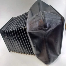 Large Format Field Camera Bellows Black   21cm Plate Side 15cm Lens Side