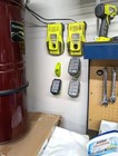 Ryobi ONE+ Battery Holder – Wall Mount Storage Rack for Ryobi 18V Batteries