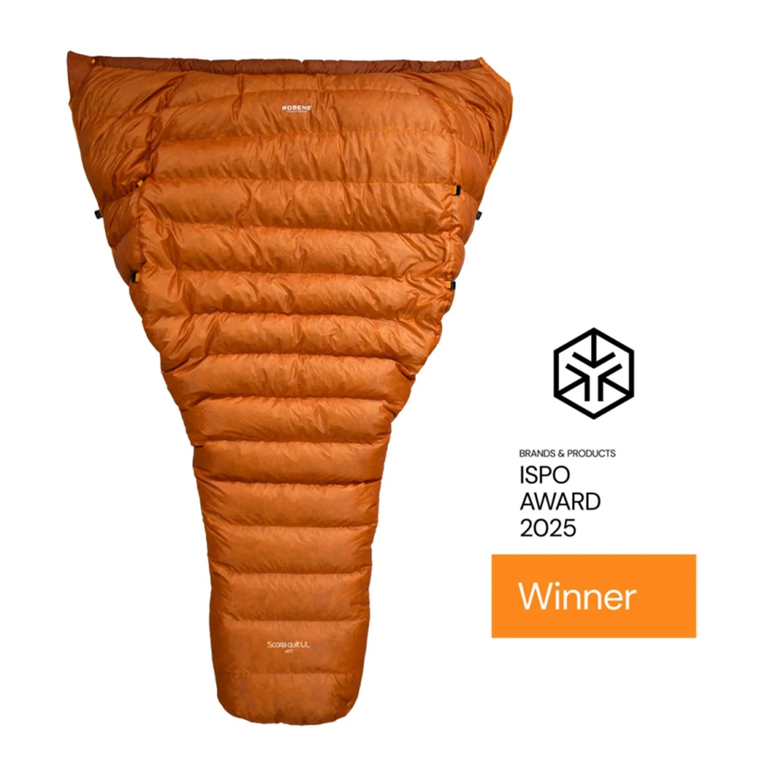Robens Scoria Down Backpacking Quilt UL +6°C - Regular Orange