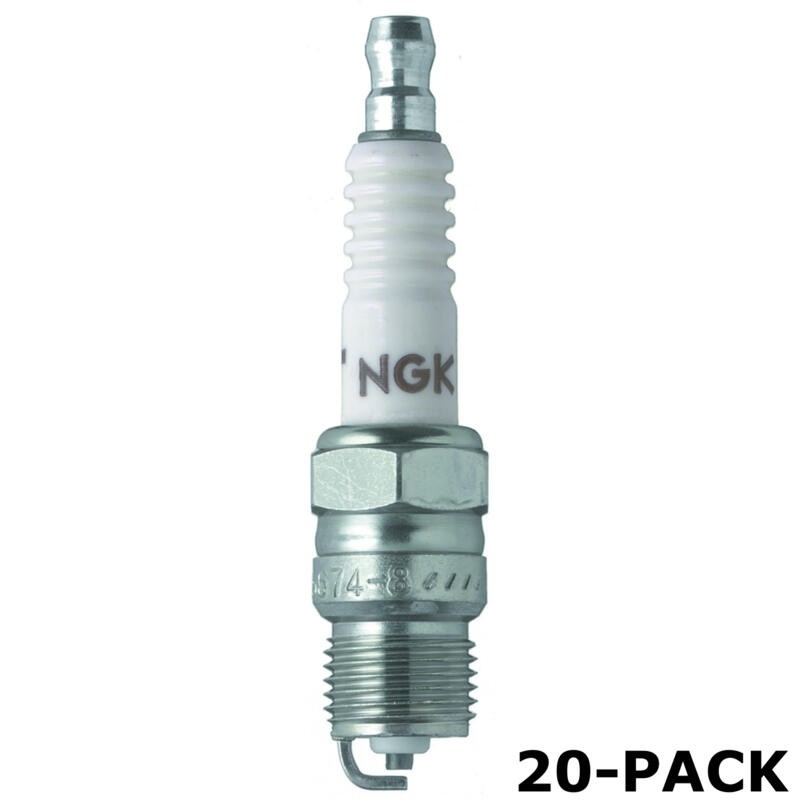 NGK Spark Plug 5034 20-PACK V-Power R5674-7 14mm Copper/Nickel, Tapered, 7