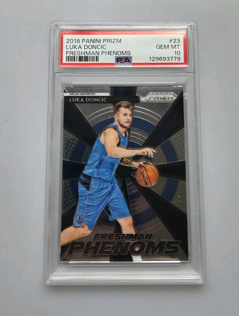 PSA 10 GEM MINT 2018 Prizm LUKA DONCIC Rookie Freshman Phenoms RC #23