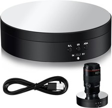 Rotating Display Stand 360 Degree Motorized Turntable Stand with USB Power Ca...