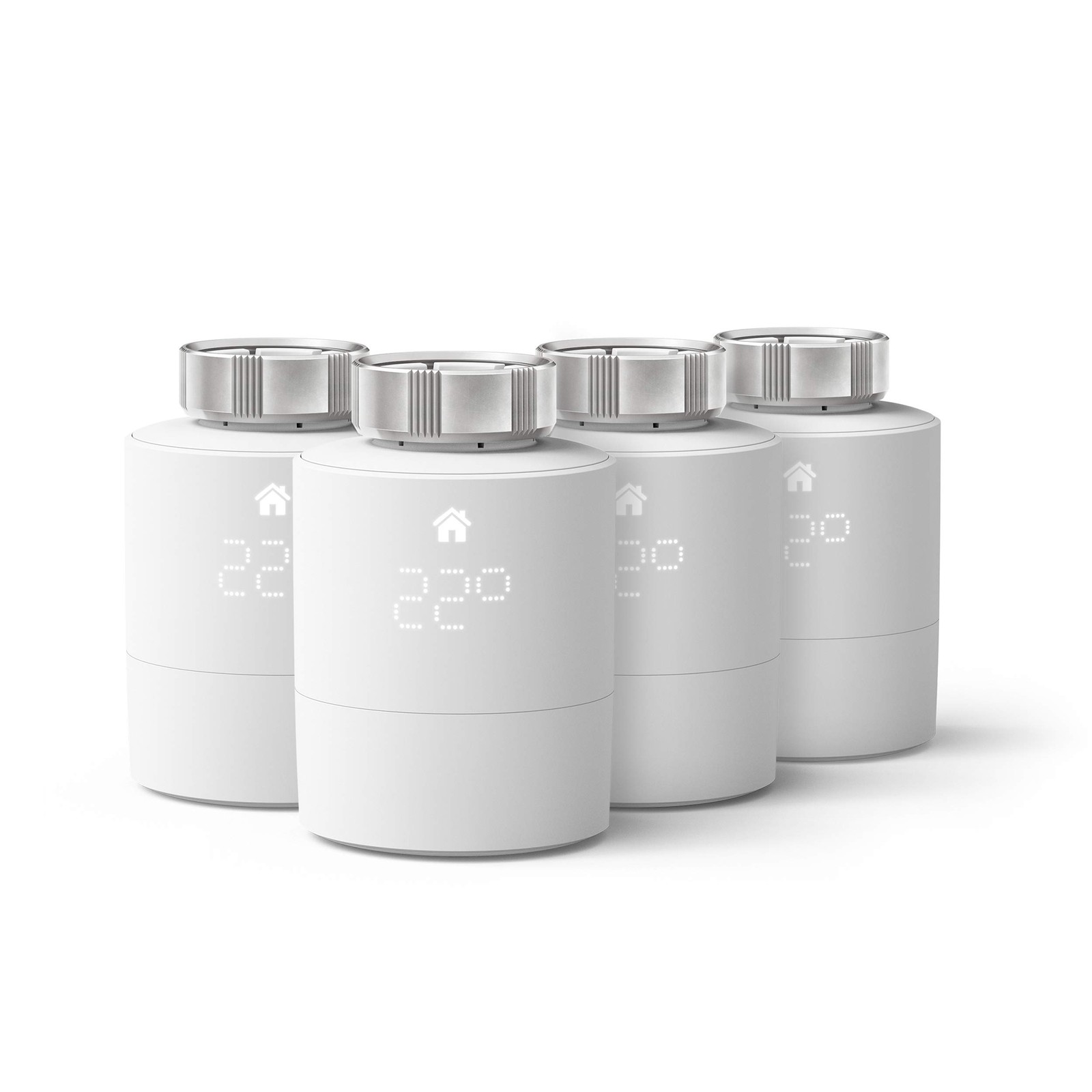tado Smart Radiator Add-on Thermostat (Universal) Quattro, White