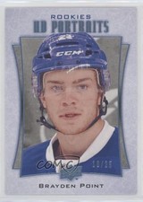 2016 Upper Deck UD Portraits Rookie Platinum Blue Foil 11/25 Brayden Point 0c7a
