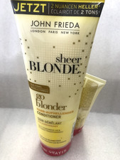 John Frieda Sheer Blonde go blonder farbaufhellendes Shampoo & Conditioner | NEU