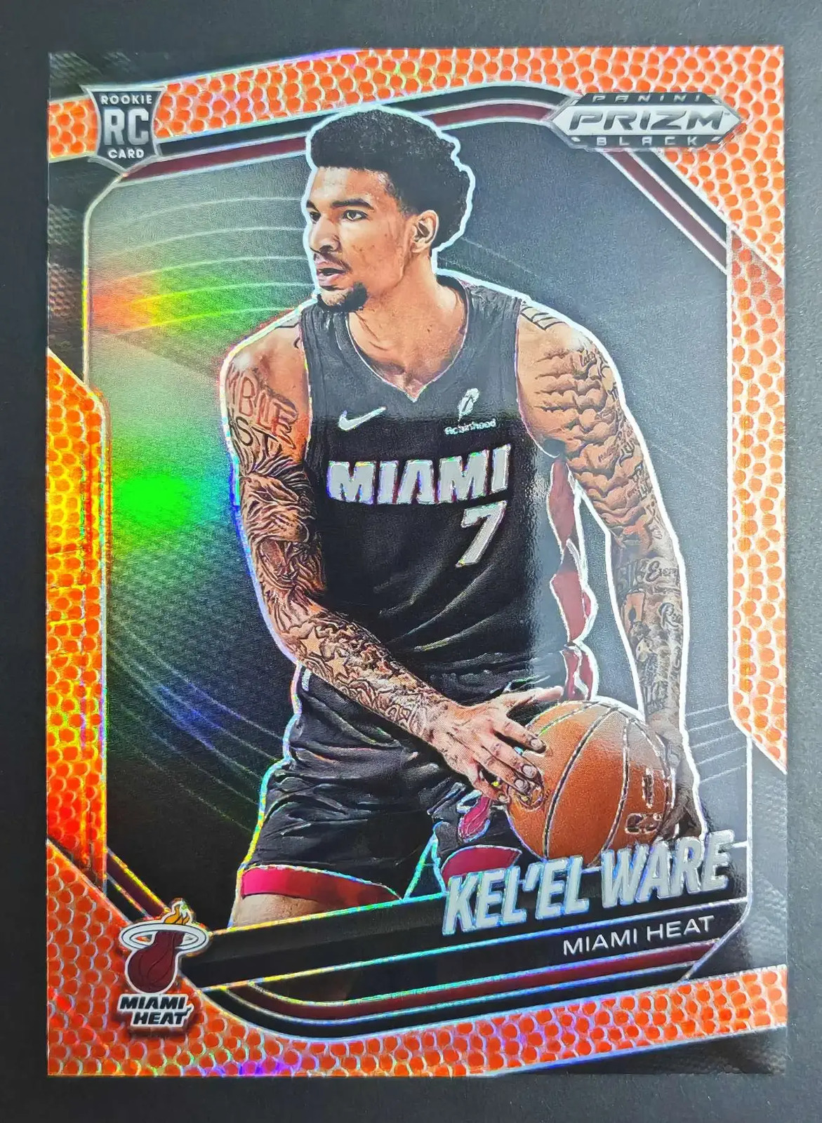 2024-25 Panini Prizm Black #156 Kel'el Ware RC - Basketball Prizm 147/225 AA61