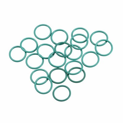 Fluorine Rubber O Rings, 9mm OD, 7mm ID, 1mm Width, Seal Gasket Green 20 Pcs KD 