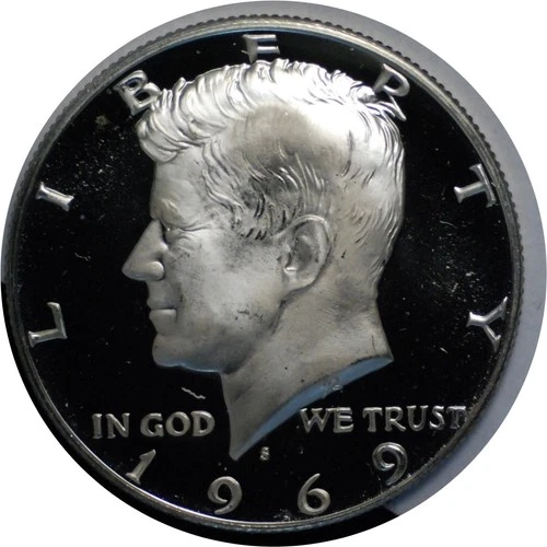 1969-S Silver Proof Kennedy Half Dollar - Proof Gem ++ DCAM  #171