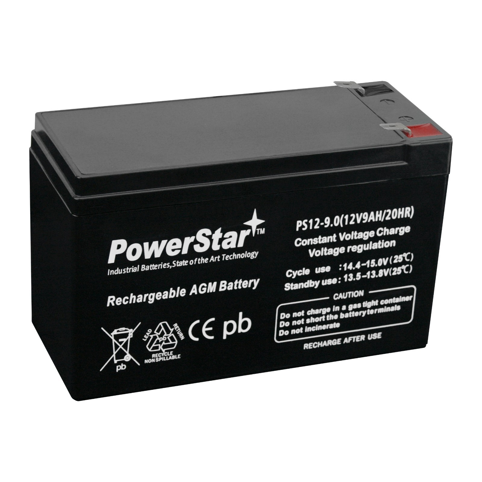 PowerStar 12V 9AH SLA Battery Replacement for Generac XP8000