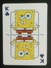 2021 SpongeBob SquarePants Playing Card SpongeBob King Clubs