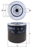 Mahle ÖLfilter OC 86 Anschraubfilter FüR Renault Fiat Iveco Daily Master 107,9Mm