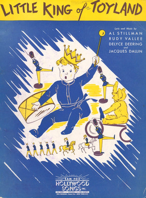 Little King Of Toyland Sheet Music Piano Voice Guitar 1938 Rudy Vallee Dallin