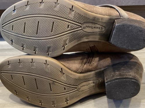 Botas de tacón marrón Bare Traps Rocky para mujer con cremallera talla 6,5 M - Imagen 7 de 12