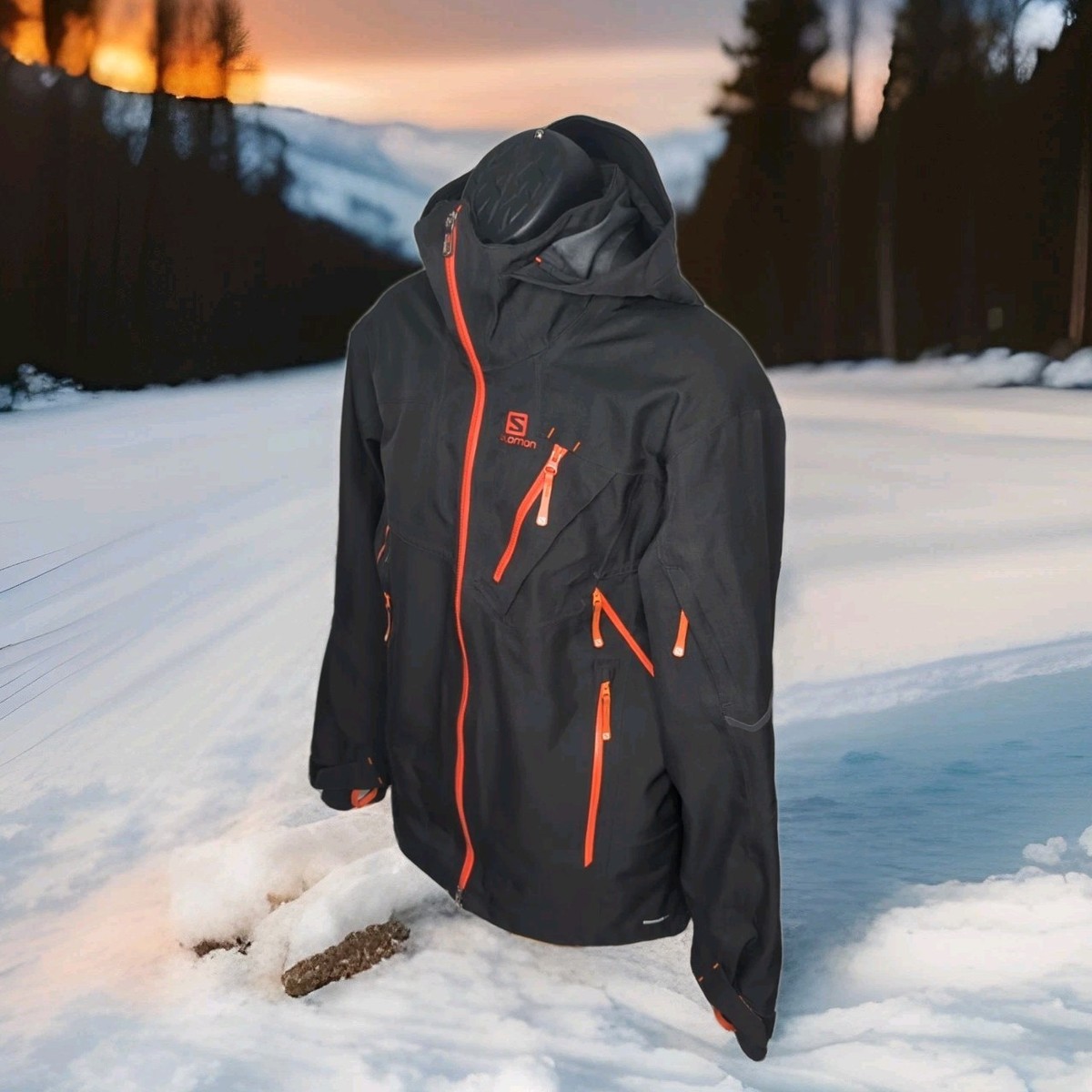 SALOMON Foresight 3L Waterproof Ski Snowboard Jacket Mens Medium