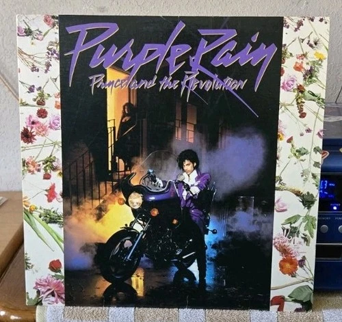 Prince & the Revolution Purple Rain 1984 WB Records FIRST PRESS/Orig. Poster/EX+