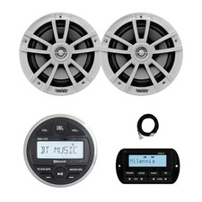 JBL PRV-175 Marine Receiver w/Wired Remote, Extension, 2x 6.5" 225W Speakers