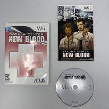 Trauma Center New Blood (Nintendo Wii, 2007) CIB Complete w/ Manual ATLUS Tested