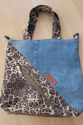 Handmade Jeanstasche aus Alten Jeans