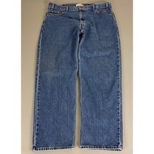 VTG Levi's Strauss Relaxed Fit Jeans Men's 42x32 Blue Denim Cotton Vintage