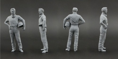 Wolfgang von Trips Figure voor 1:18 Ferrari Exoto Original !!!