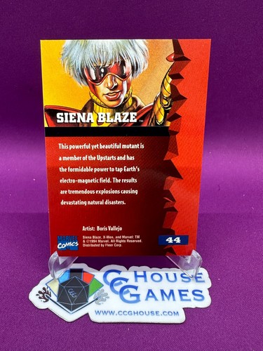 '95 Fleer Ultra X-Men Siena Blaze #44 Marvel Comics Trading Card *CCGHouse* - Picture 2 of 2