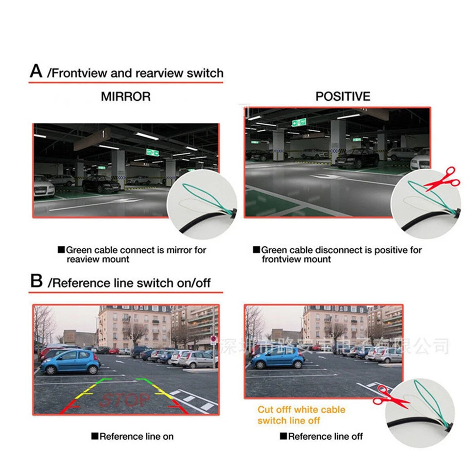 170 Degree Viewing Angles Car Rear View Camera Kit For Car/Truck/RV/Mini-van - Image 3 of 4