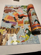 VTG Peter Pan Jumbo Puzzle HG Toys 100 Piece No.468 Made In USA 1960’s Complete