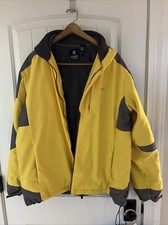 Chaps Men's Water Resistant EXPLORER Full Zip Fleece Lined Jacket Coat Size L