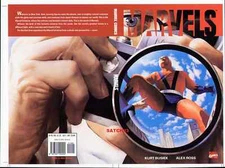 ALEX ROSS 1995 MARVELS ORIGINAL PRODUCTION ART COVER MARVEL COMICS TPB BUSIEK