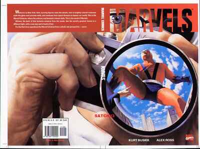 ALEX ROSS 1995 MARVELS ORIGINAL PRODUCTION ART COVER MARVEL COMICS