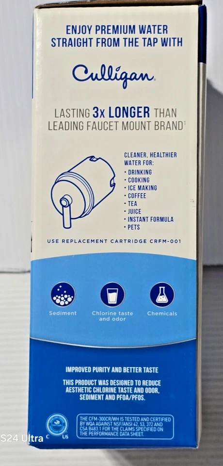 Culligan Premium Faucet Mount Filter System CFM-300WH - White - Image 2 of 4