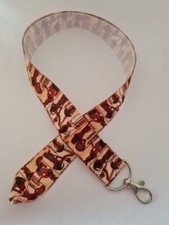 Egyptian print lanyard / Id holder / badge holder