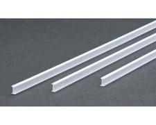 Evergreen Scale Models Polystyrene I-Beam Set (3) (14x0.25") [EVG277]