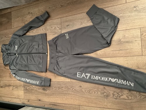 EA7 EMPORIO ARMANI GREY WOMENS TRACKSUIT SIZE XXS