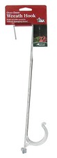 Standard Clear Wreath Hook for Over Doors Christmas - Ultra thin  NO DOOR DAMAGE