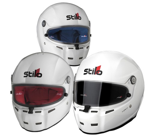 Stilo ST5 Cmr 2016 Helm Geprüft für Karting Deckel Ideal für Kart Rennen - Weiß