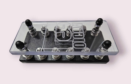 6 Spot ANL Fuse Holder - Heavy Duty HDPE Car Fuse Block L3 Audio - USA MADE - - Picture 1 of 3