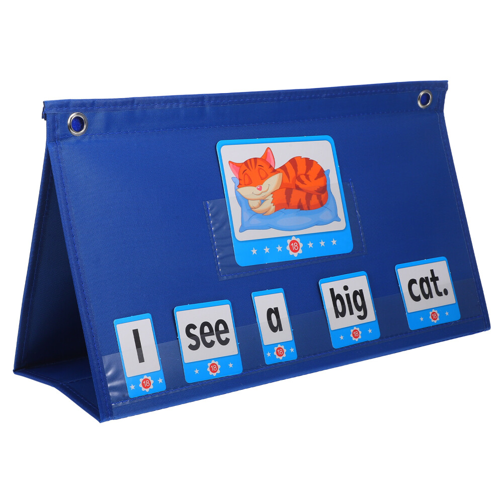 1 Set Standard Pocket Chart Sentence Strip Pocket Chart Word Cards