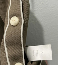 Rag Bone Tia Overall Jumpsuit Size 4 Small Olive Green RRP 525 Buttons Twill
