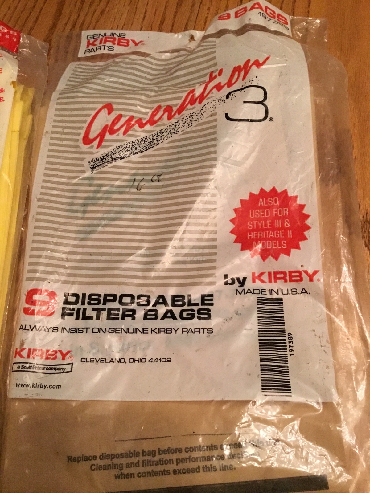 Kirby Generation 3 Vacuum Cleaner Bags Opened Bags Lot Of 7 Bags eBay