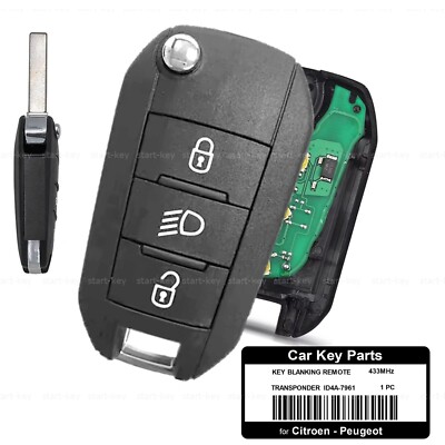 Funkschlüssel Schlüssel für Citroen Cactus C3 C4 C5 DS3 DS4 DS5 DS7 Jumpy Berlin