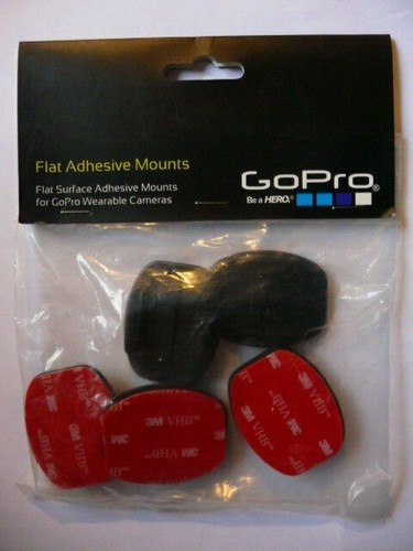 Flat Adhesive Mounts GoPro AAFLT-001.  5 supports adhésifs plats pour caméra - Imagen 1 de 2