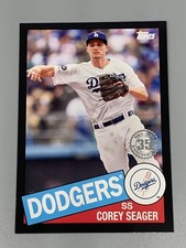 Corey Seager 2020 Topps Series 2 Black /299 1985 35th Anniversary Throwback #22
