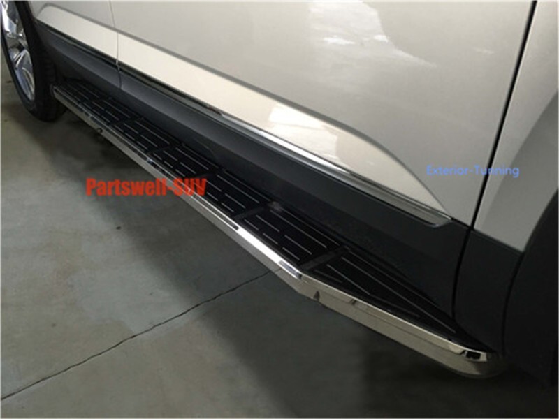 2-Piece Running Boards Side Steps For Toyota Grand Highlander 2024-2025 – Black Nerf Bars With Brackets