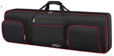 76-Key Electric Keyboard Case Gig Soft Bag Waterproof High Quality Padded, Black