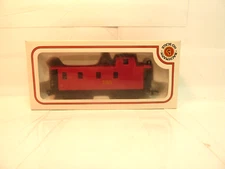 Bachmann 128 HO Scale Un-Decorated Red Caboose Model Railroad Train Car Vintage