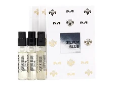 MANCERA SILVER BLUE EDP 2.0ml .06fl oz x 3 COLOGNE PERFUME SPRAY SAMPLE VIALS