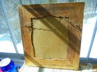 GORGEOUS ANTIQUE FRAME AS IS ORNATE RECESSED W/ROSE PRINT VARNISHED NEARLY 6 PDS — photo 10